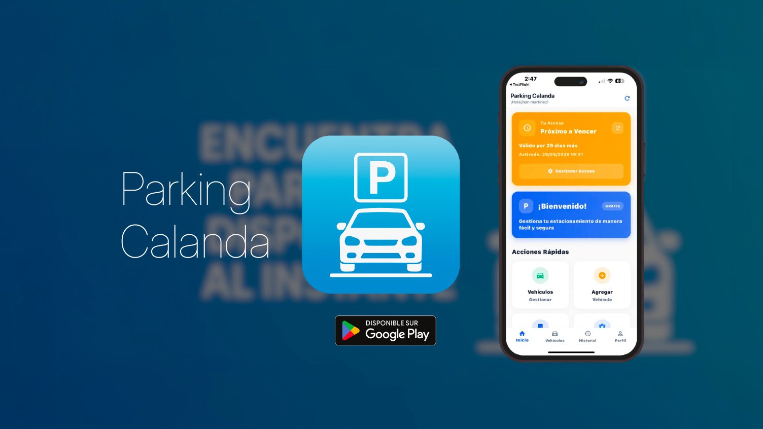 Parking Calanda App - Afbeelding 2